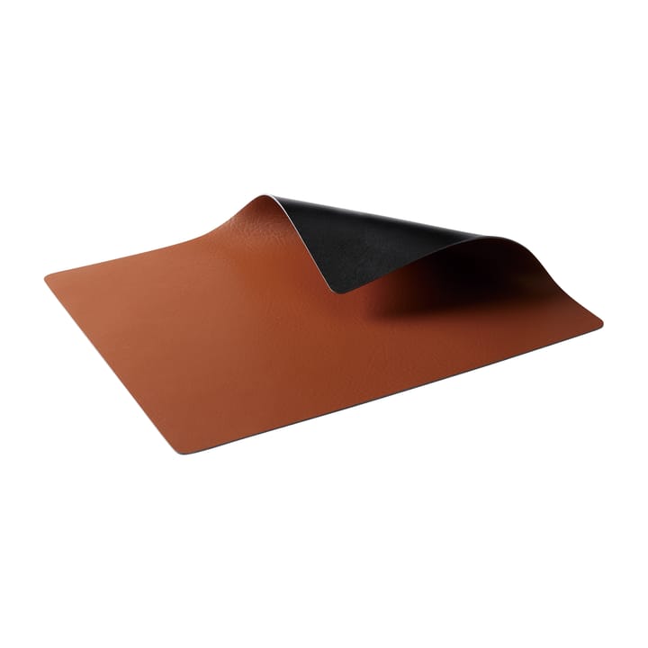 Quadro placemat doublesided 35x39 cm - Black-brown - Aida