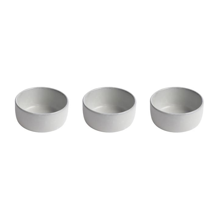 Raw bowl mini Ø7.5 cm 3-pack, Arctic white Aida