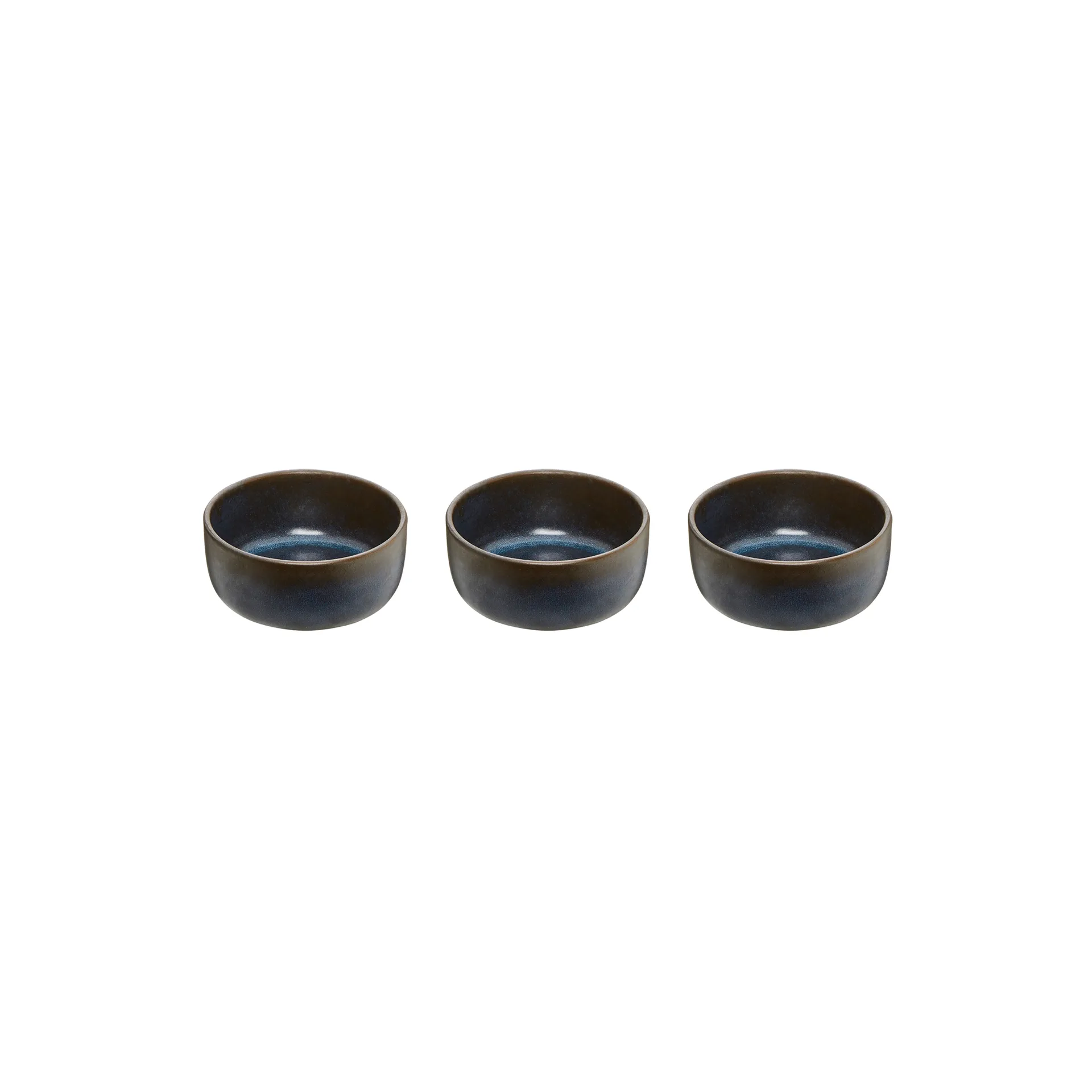 Raw bowl mini Ø7.5 cm 3-pack, midnight blue Aida