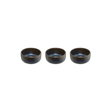 Raw bowl mini Ø7.5 cm 3-pack - midnight blue - Aida
