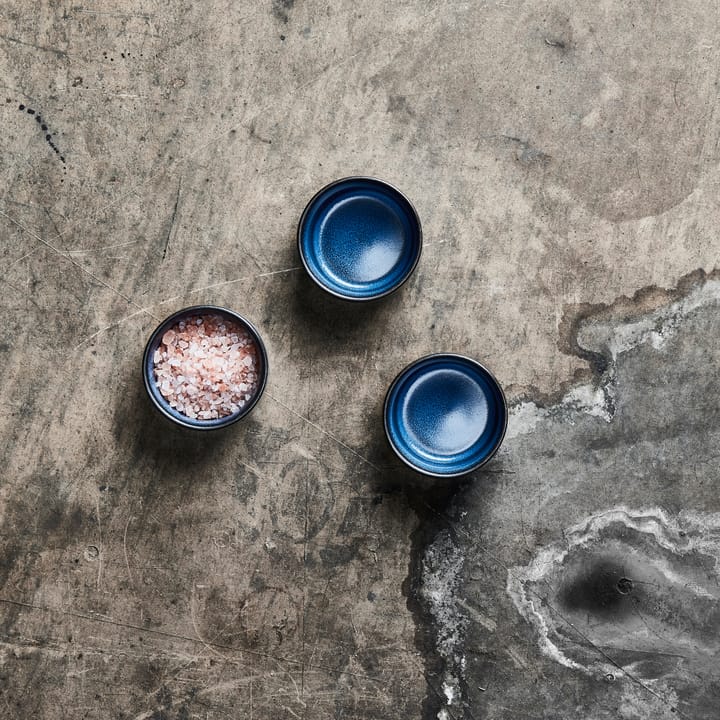 Raw bowl mini Ø7.5 cm 3-pack, midnight blue Aida