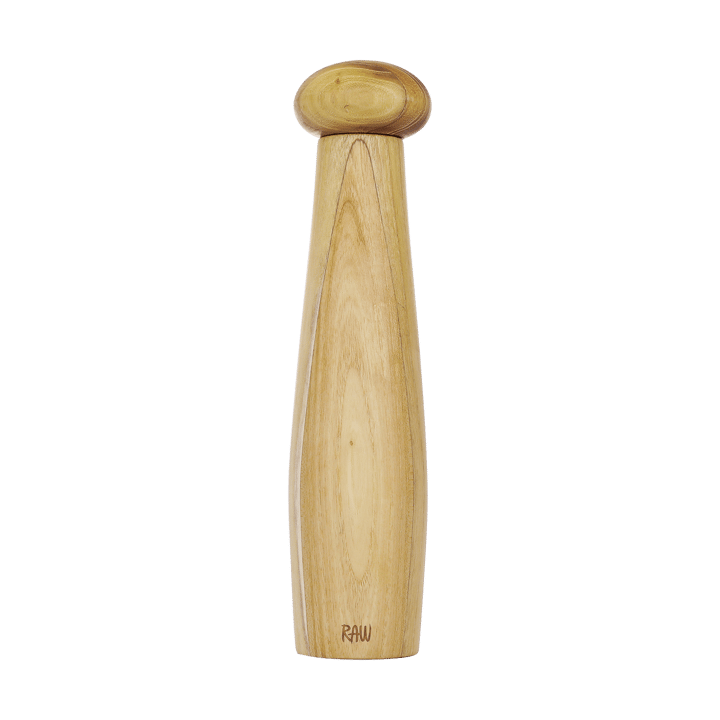 Raw ceramic pepper mill - Teak - Aida
