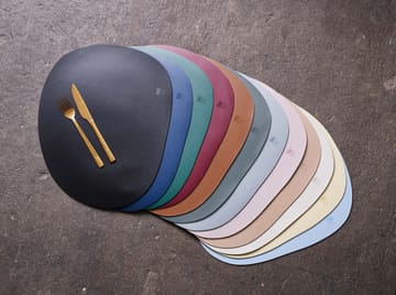 Raw creative placemat silicone 41x33.5 cm - Black - Aida