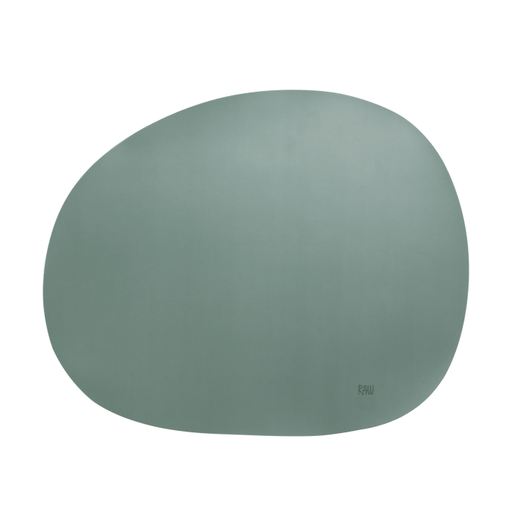 Raw creative placemat silicone 41x33.5 cm - Green - Aida