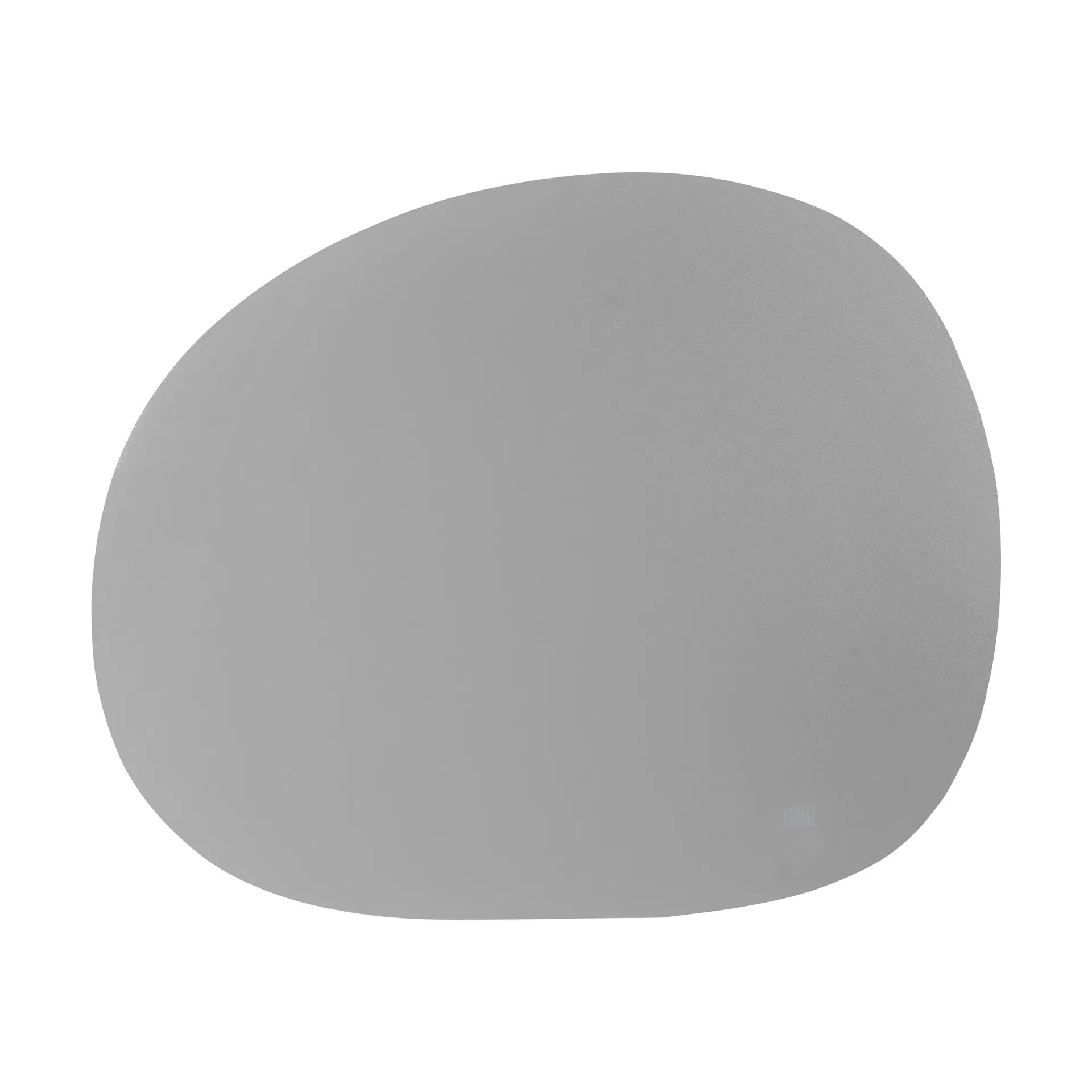 Raw creative placemat silicone 41x33.5 cm, Light gray Aida