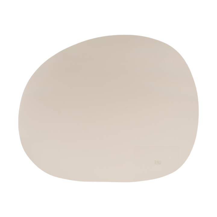 Raw creative placemat silicone 41x33.5 cm - Spring sand - Aida
