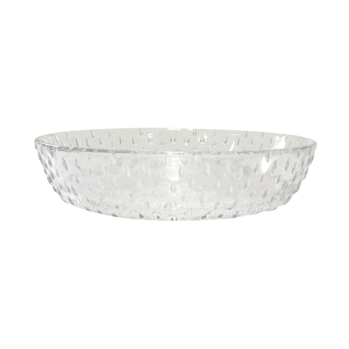 Raw deep plate glass Ø16 cm - Clear - Aida