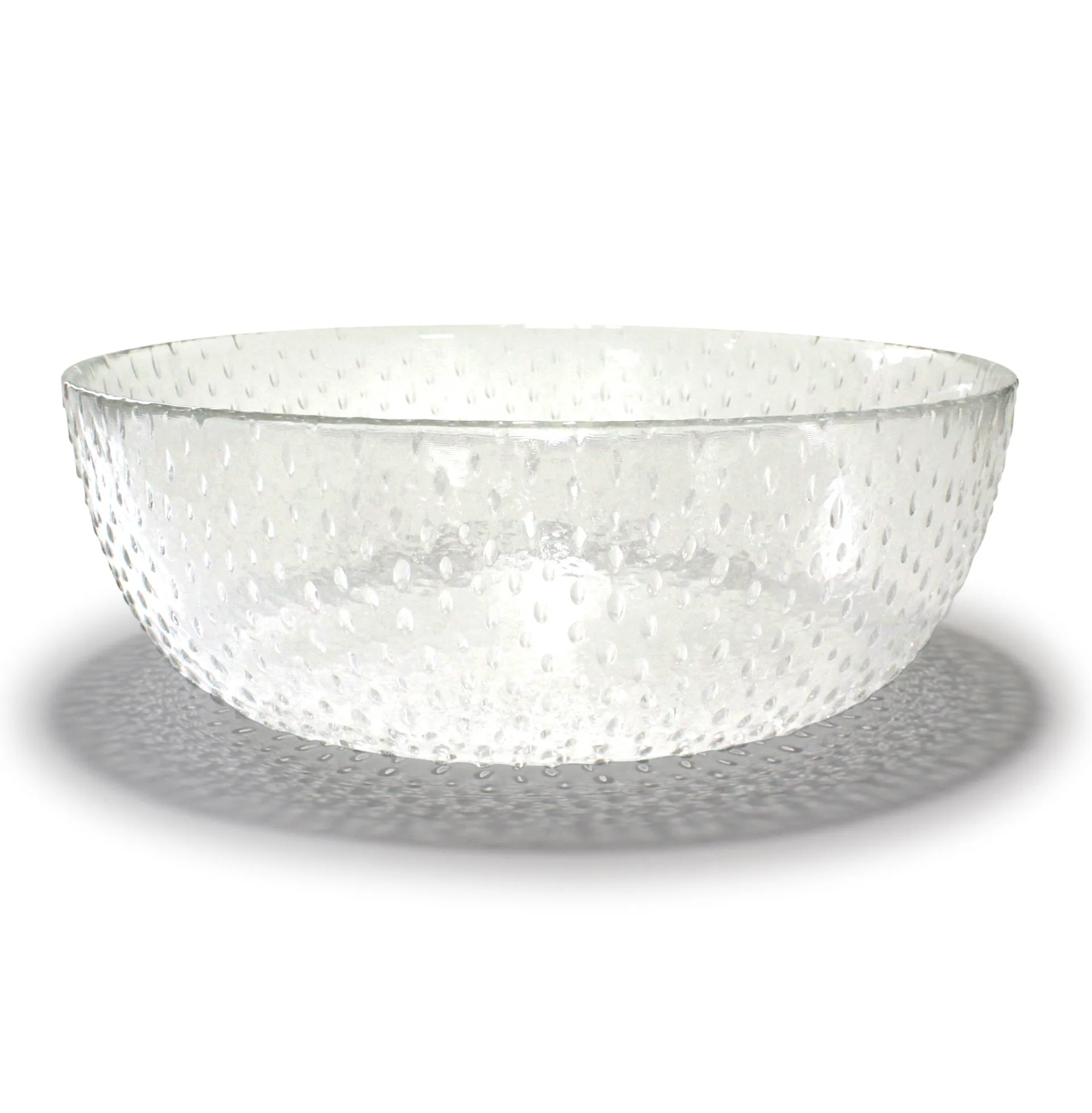 Raw glass bowl Ø26.5 cm, Clear Aida