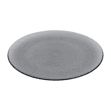 Raw glass plate Ø27 cm - Smoke - Aida