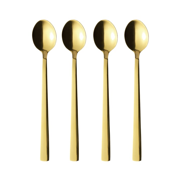 Raw latte spoon 4-pack - Gold - Aida