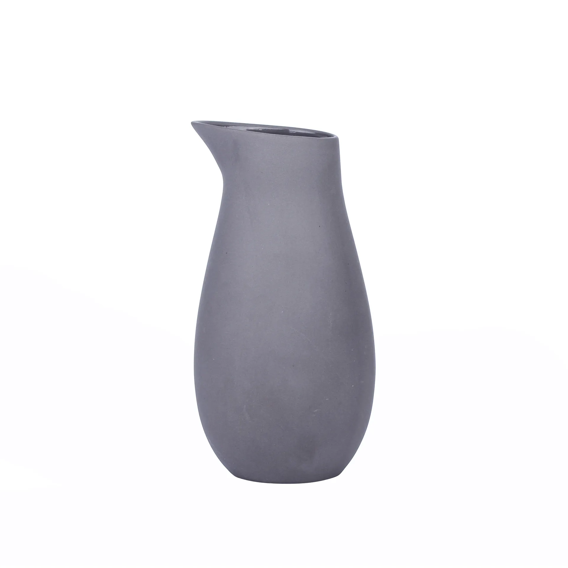 Raw milk jug stoneware 0.4 l, grey Aida