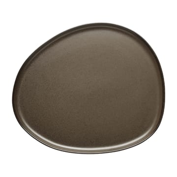 Raw Organic plate 29x25 cm - Metallic Brown - Aida