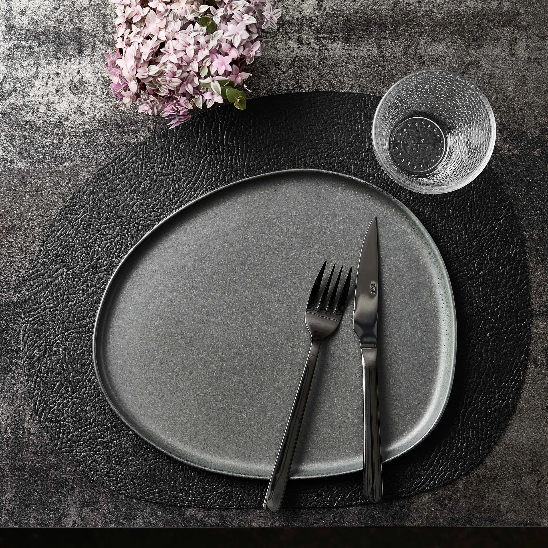 Raw Organic plate 29x25 cm, Northern Green Aida