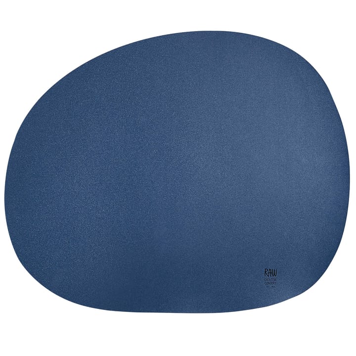 Raw placemat 41 x 33.5 cm, dark blue Aida
