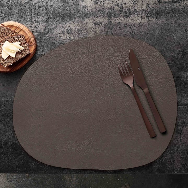 Raw placemat leather, Clay buffalo Aida