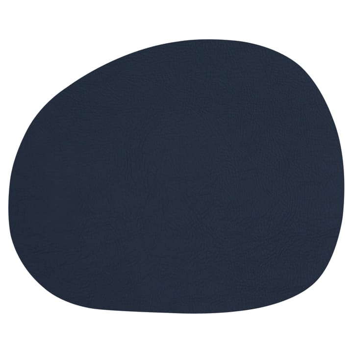 Raw placemat leather, Dark blue buffalo (dark blue) Aida
