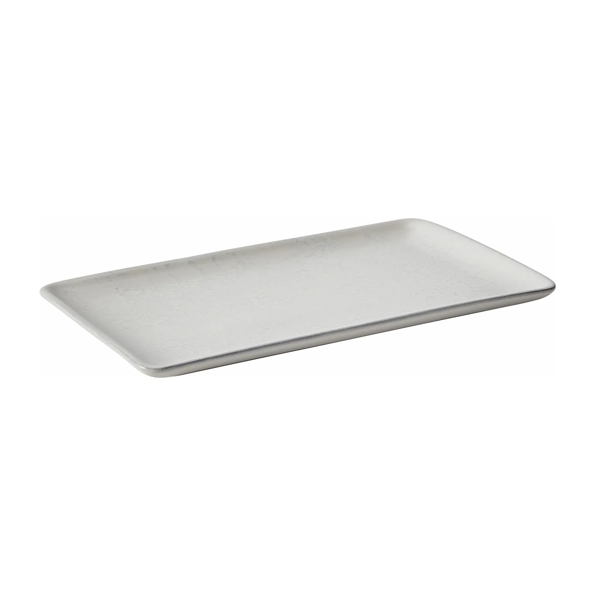 Raw plate 23.5x15 cm, Arctic white Aida