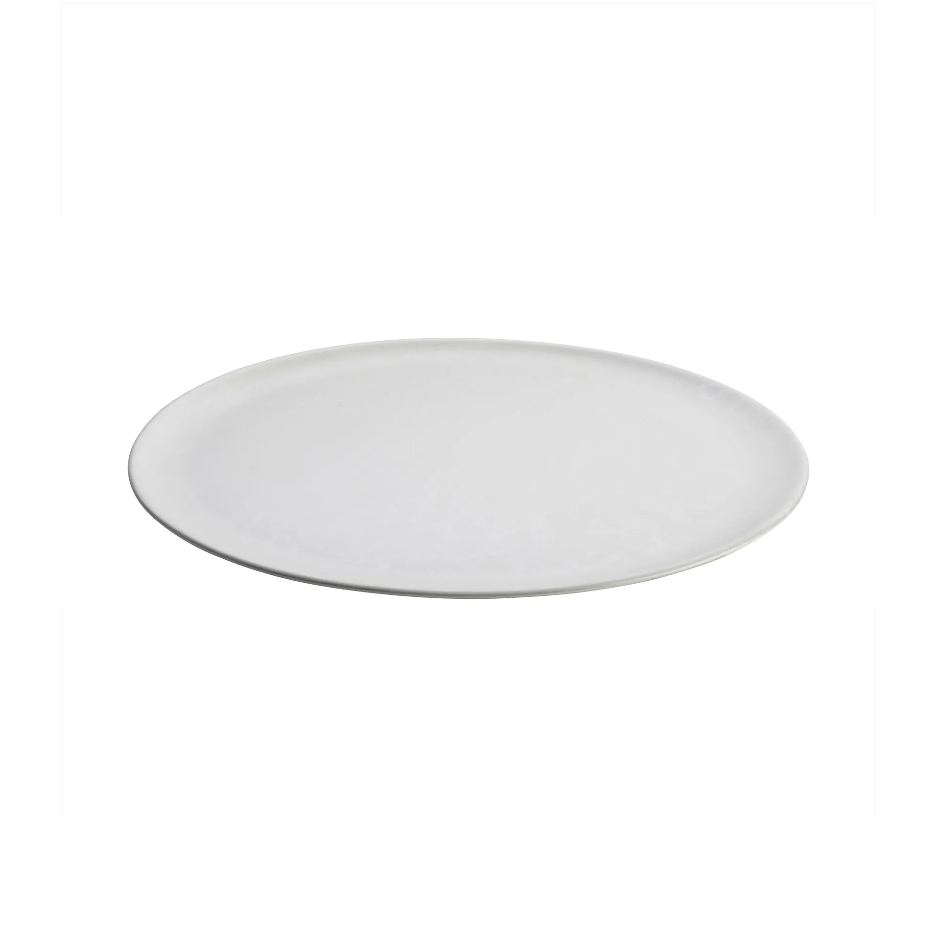 Raw plate Ø34 cm, Arctic white Aida