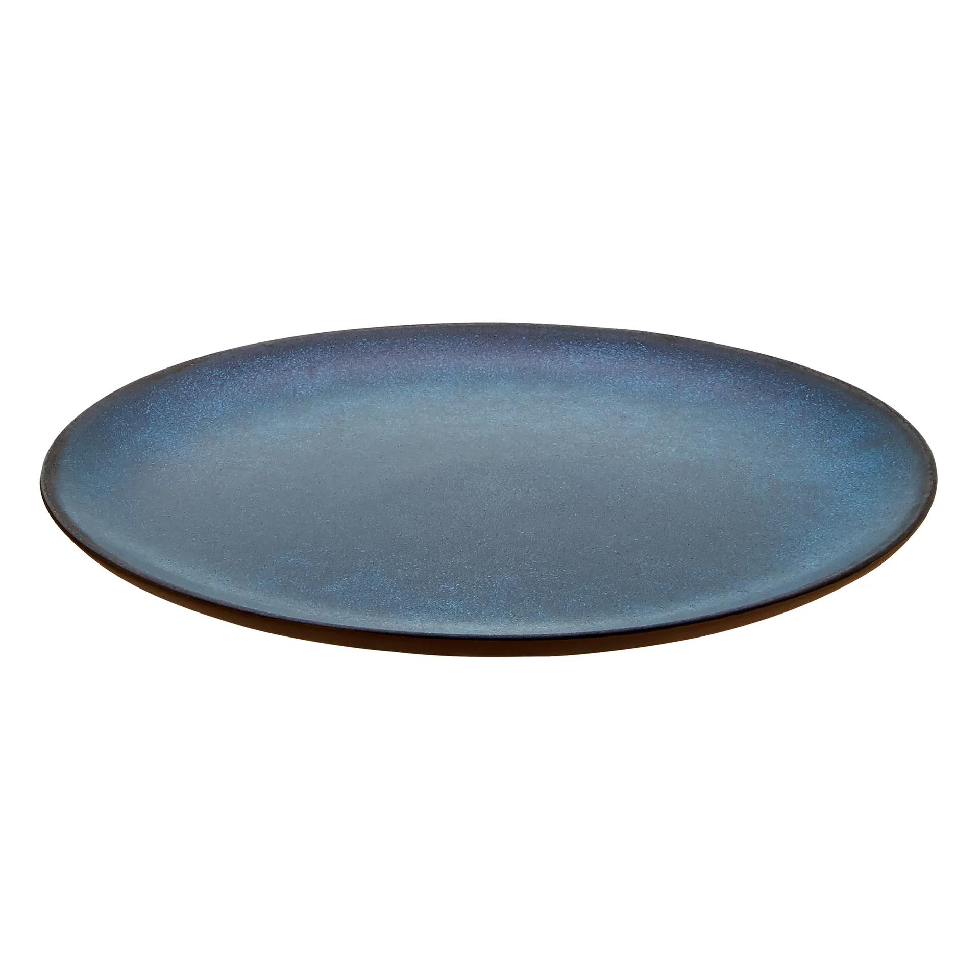 Raw plate Ø34 cm, midnight blue Aida
