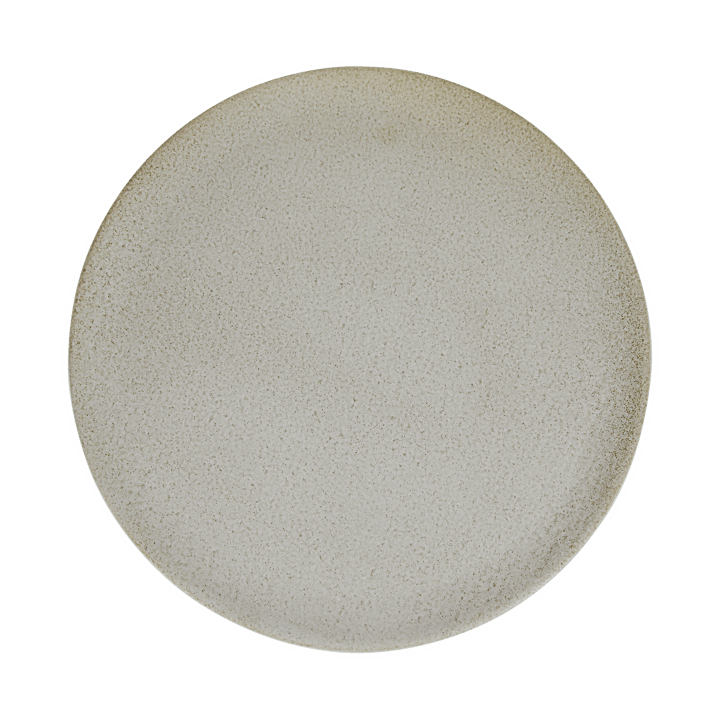 Raw plate Ø34 cm - Sandy beige - Aida
