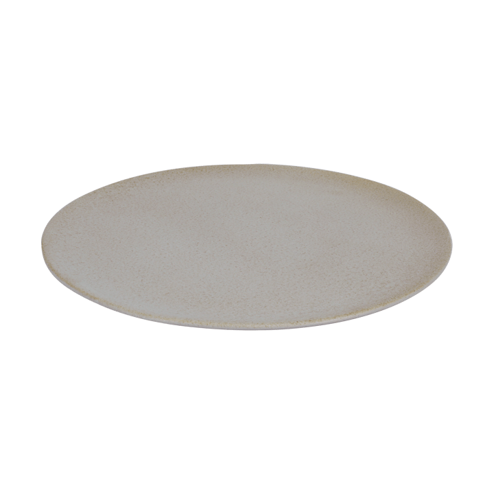 Raw plate Ø34 cm, Sandy beige Aida