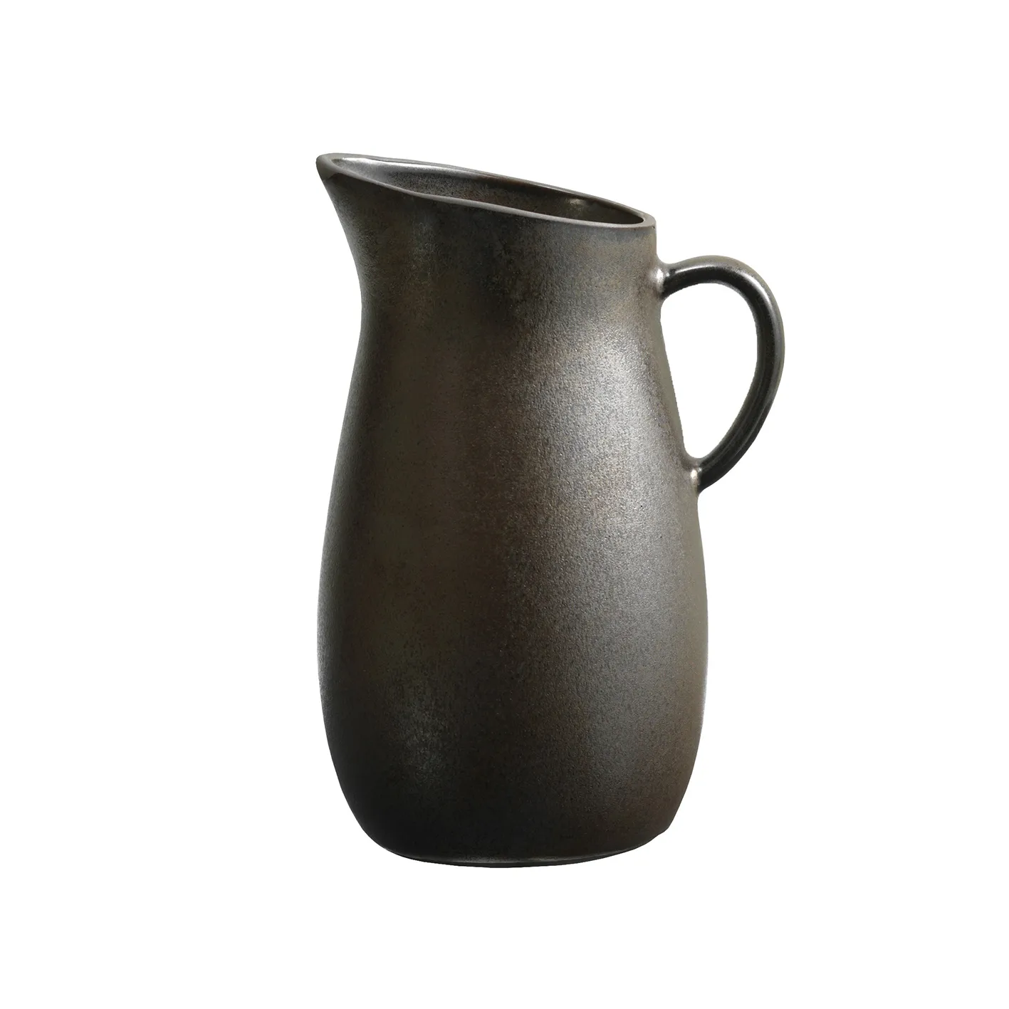 Raw pot 0.6 L, metallic brown Aida