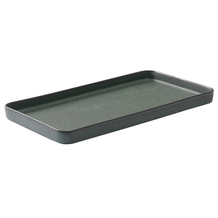 Raw saucer 18x34 cm, northern green Aida