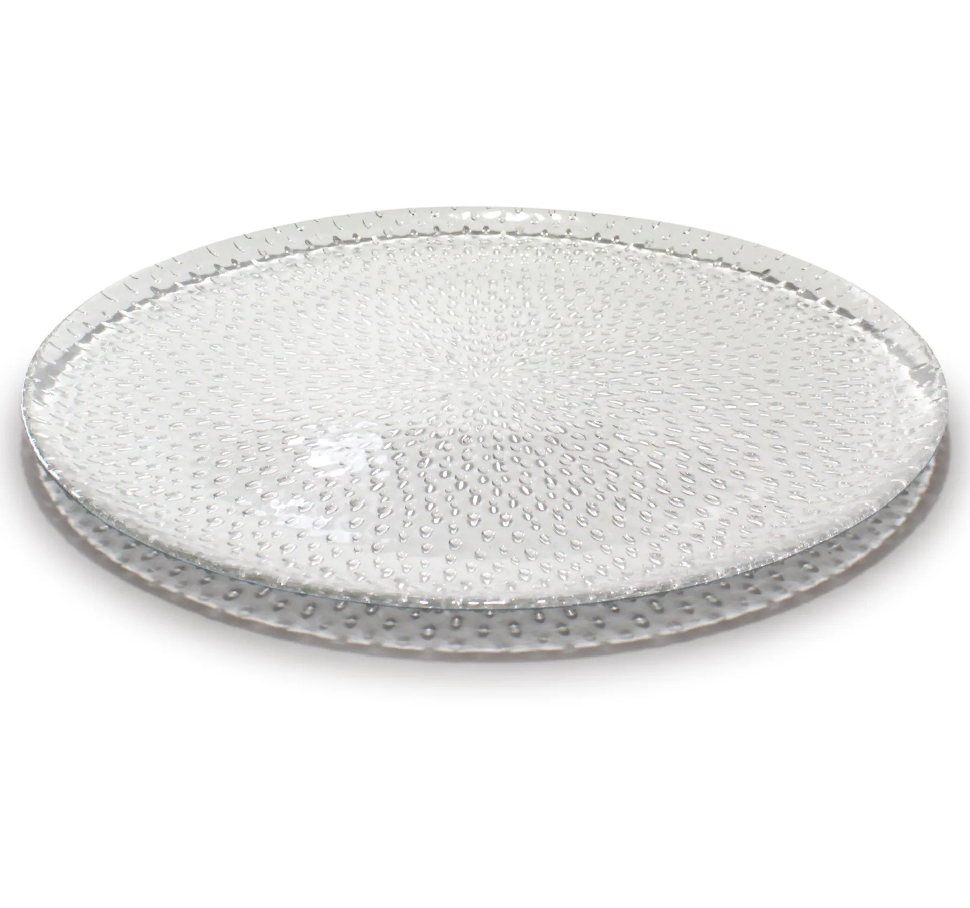 Raw serving dish glass, Clear Aida