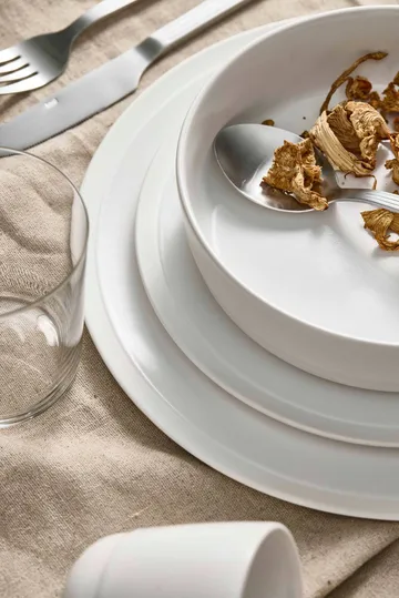Raw soup plate Ø19,4 cm - Pure Porcelain - Aida