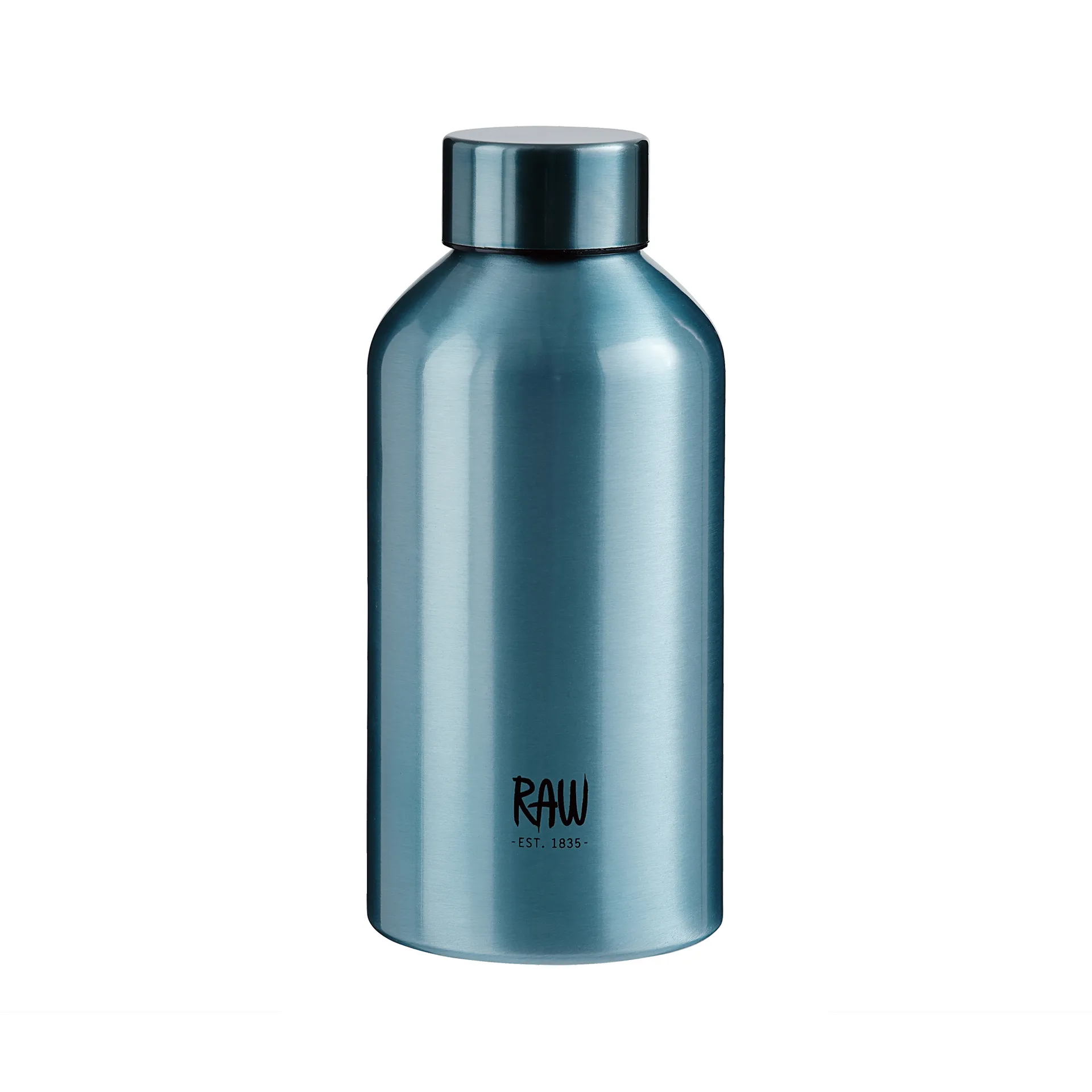 Raw To Go aluminum bottle 0.5 L, Blue Aida