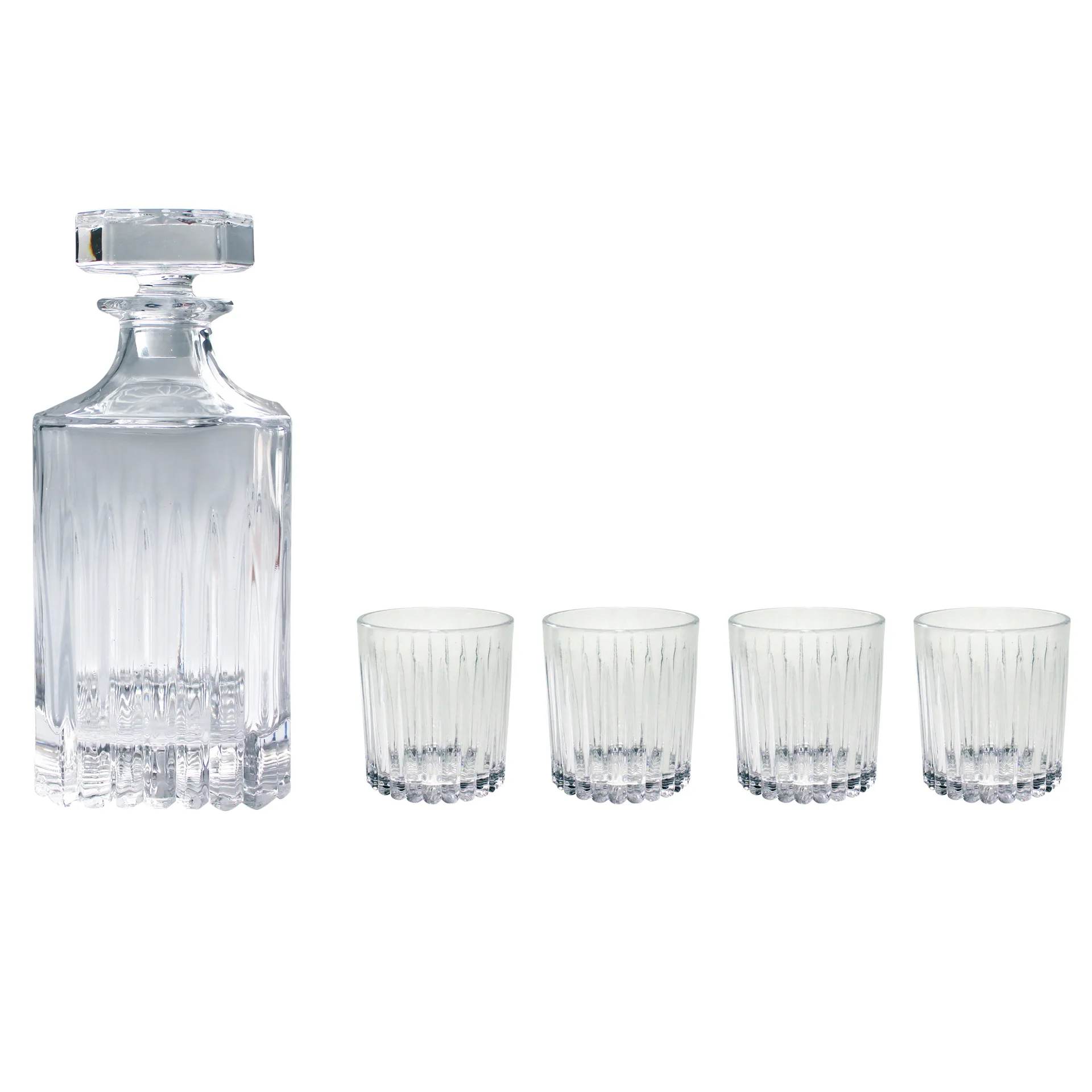 Relief carafe with lid, Clear Aida