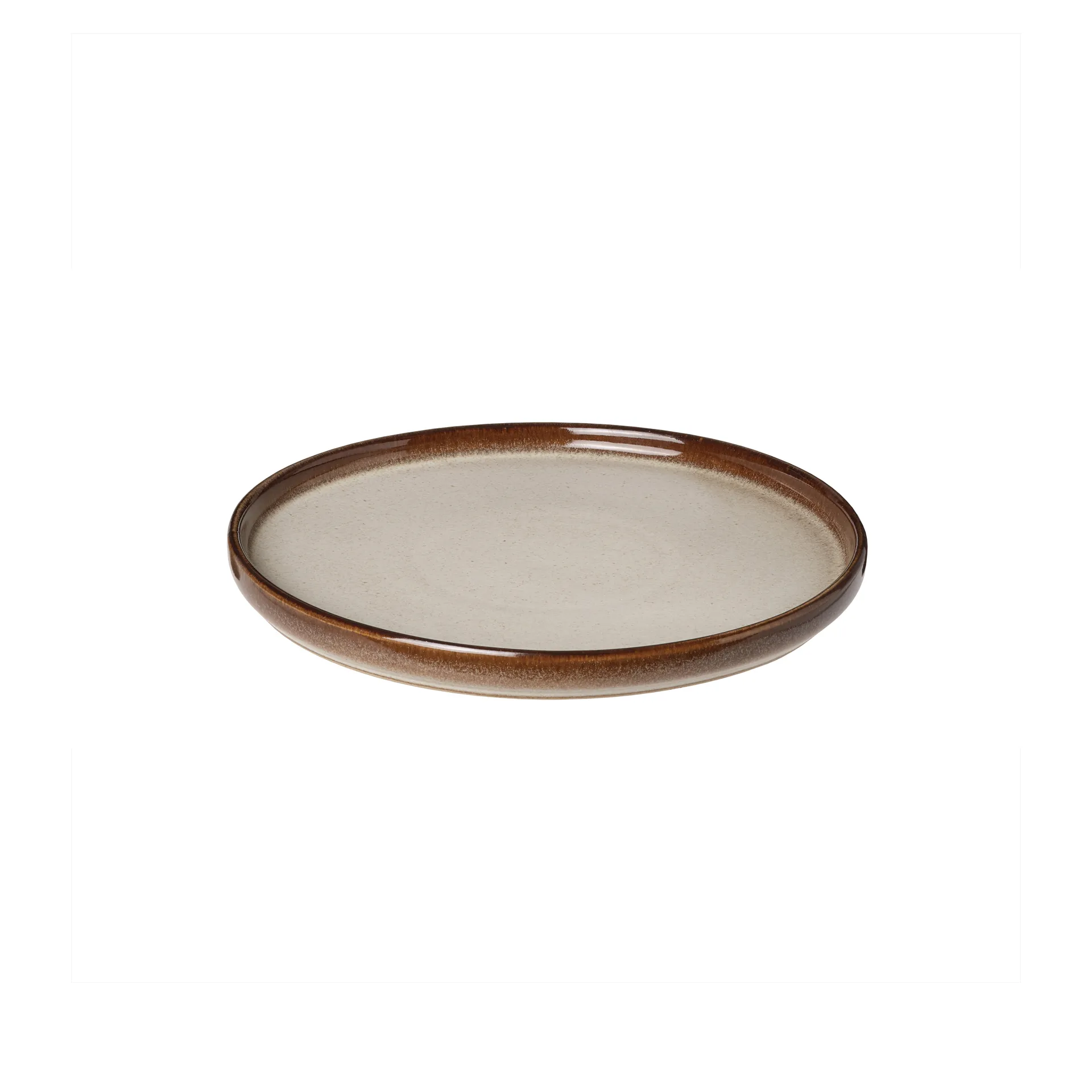 Søholm Sonja plate Ø21 cm, Brown Aida