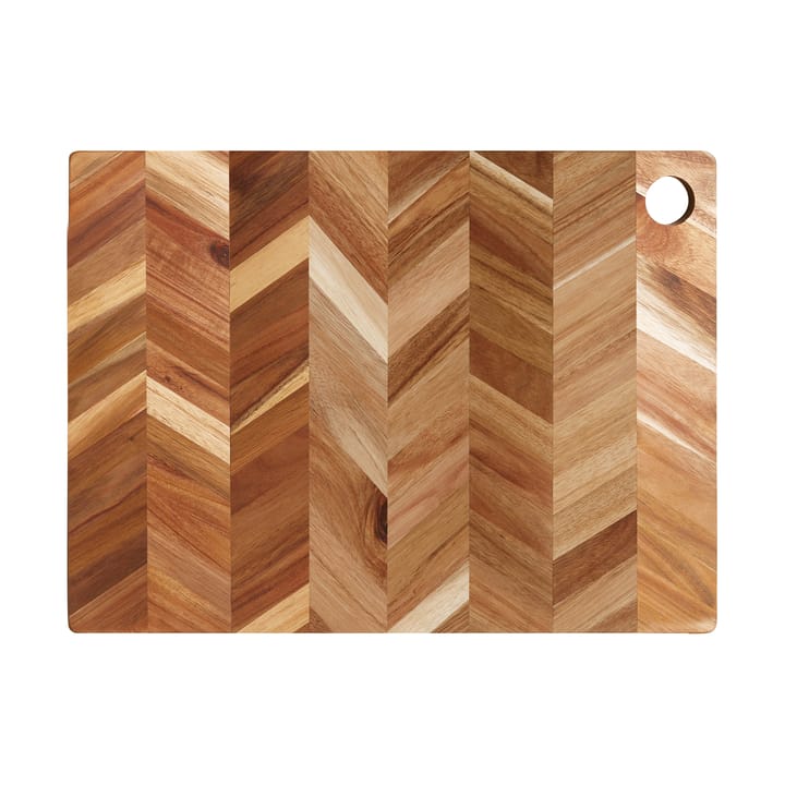 Tapas/pizza cutting board fish bone pattern 35x48 cm - Acacia tree - Aida