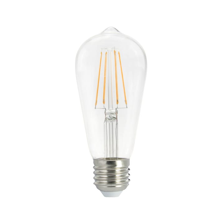 Airam Filament LED Edison light source, Clear-dimmable-4-filament e27-5w Airam
