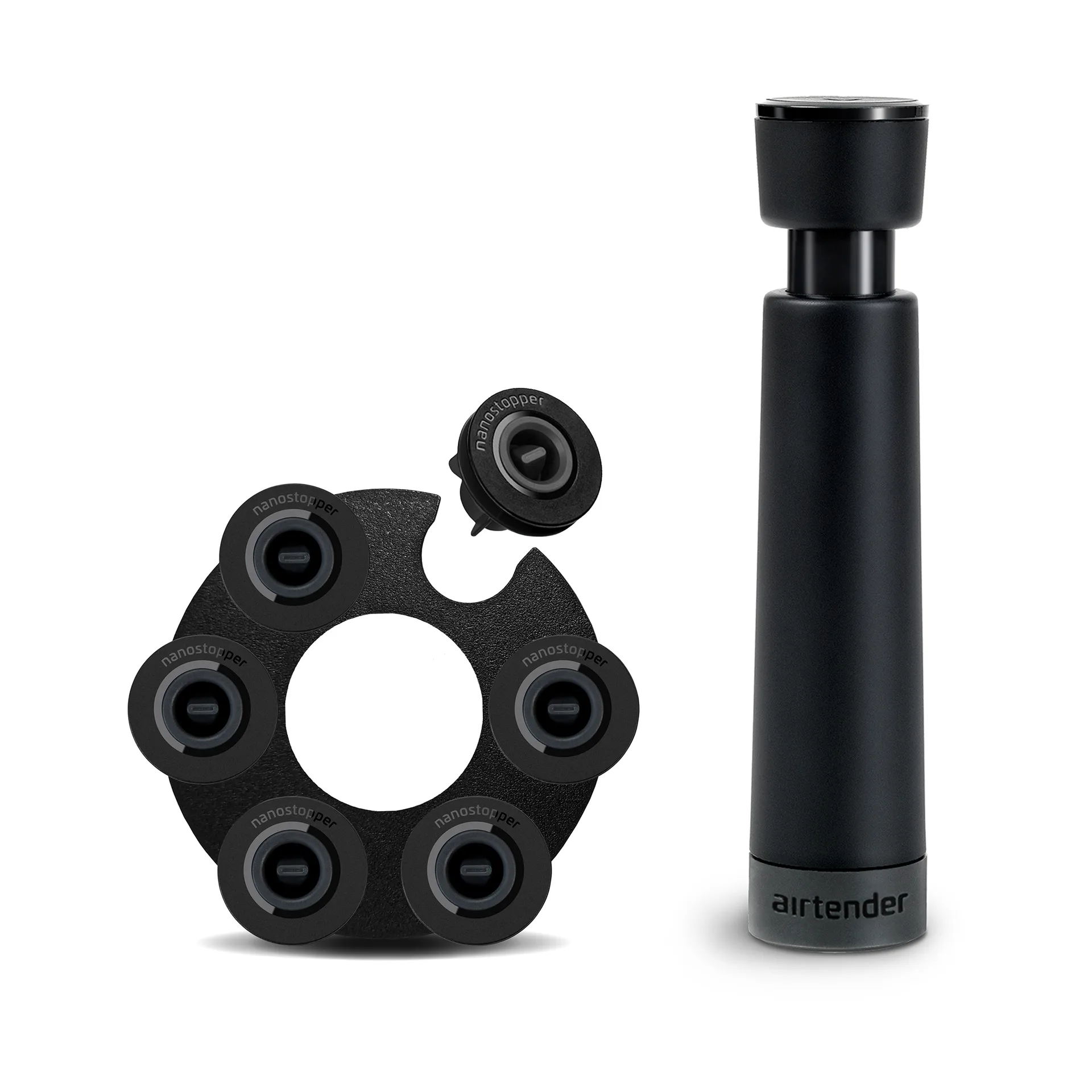 Airtender Vacuum Sealer Wine Gift Set, 6 pcs stoppers Airtender