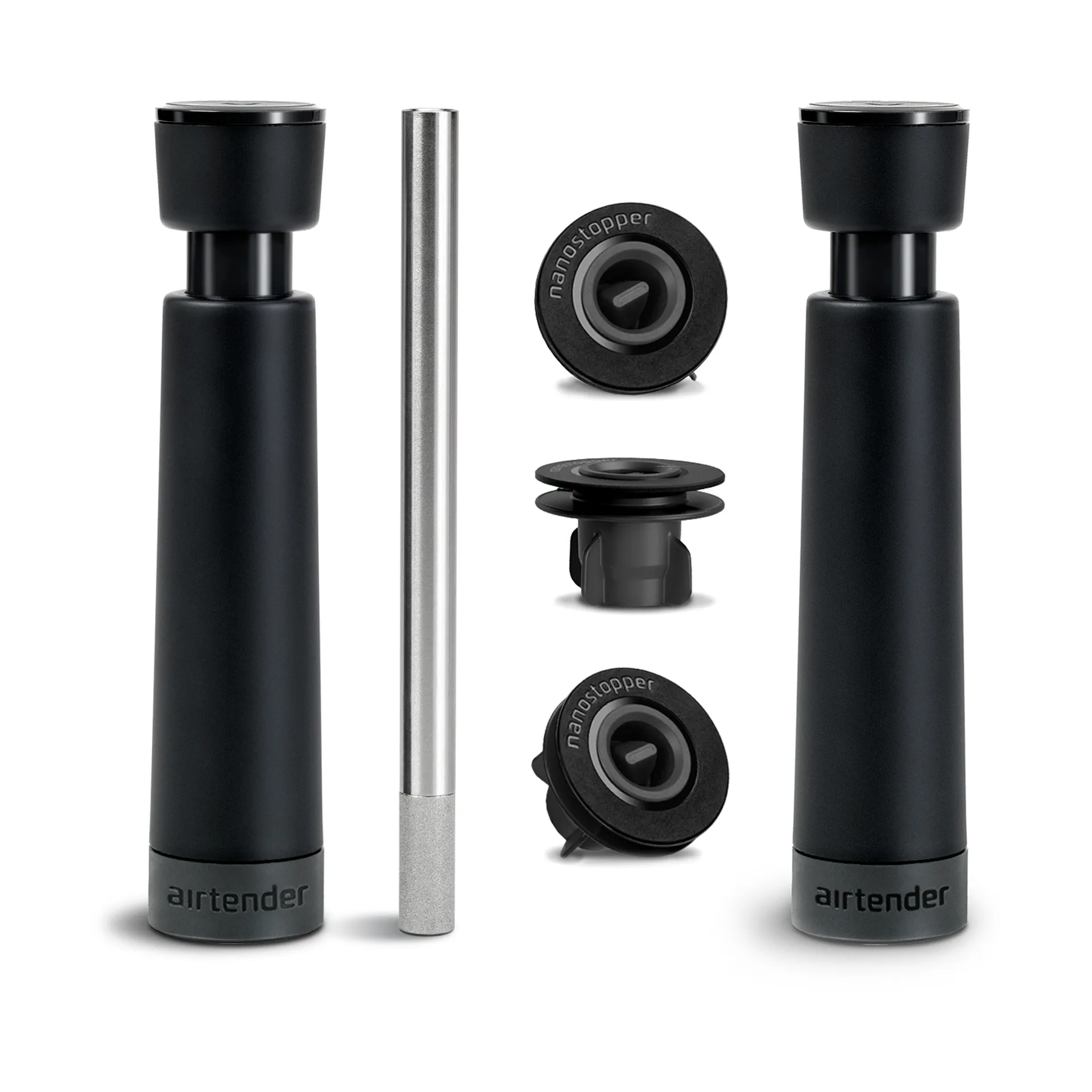 Wine lovers aerator and vacuum stopper set, 6 pieces Airtender