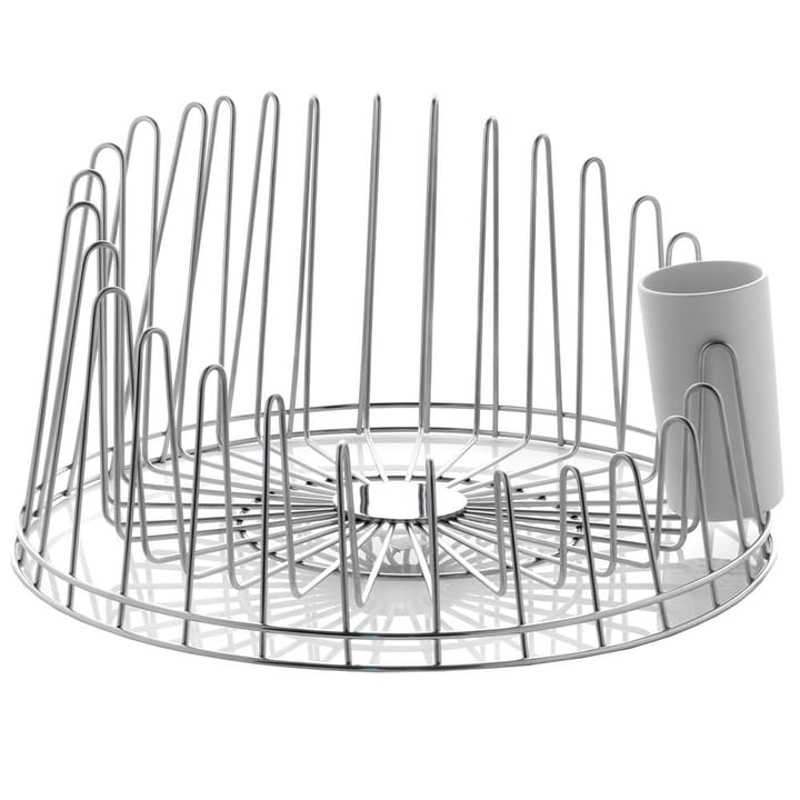 A Tempo dish rack, stainless steel Alessi