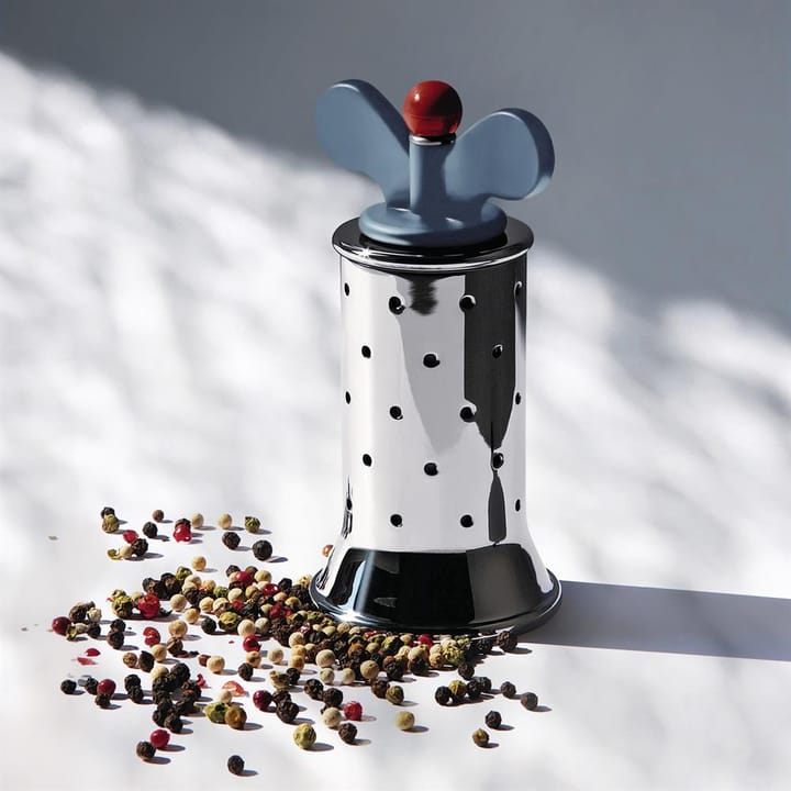 Alessi pepper mill, blue-stainless steel Alessi