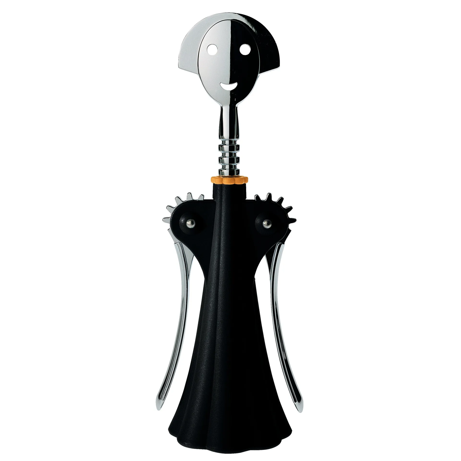 Anna G. corkscrew, black Alessi