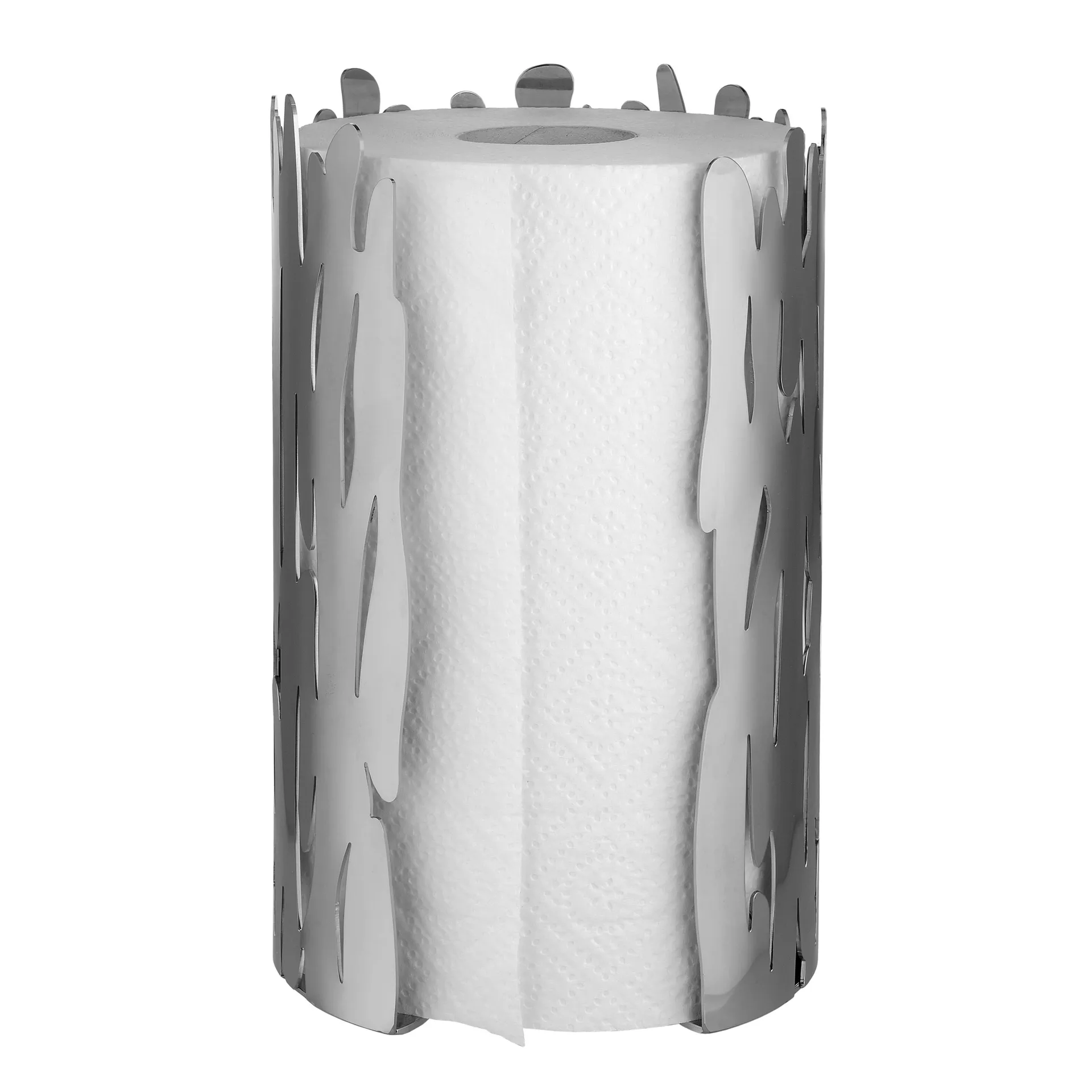 Barkroll kitchen paper roll holder, stainless steel Alessi