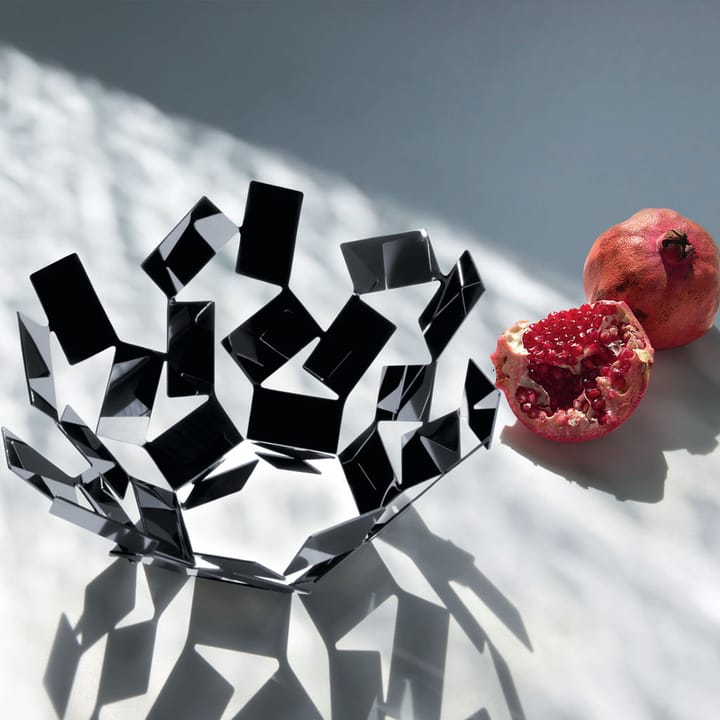 La Stanza dello Scirocco fruit basket, Black, large Alessi
