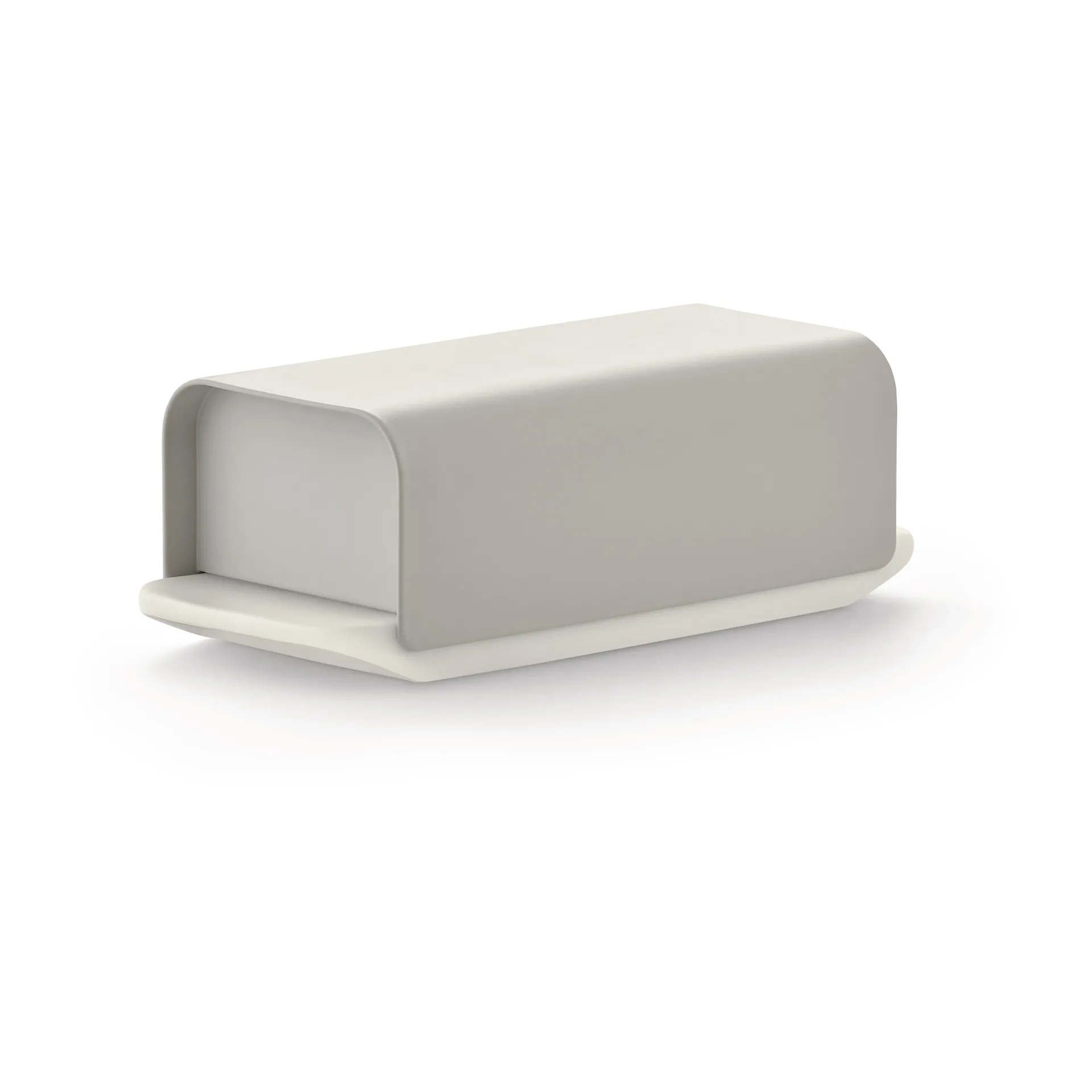 Mattina butter dish 9.5x21 cm, Warm grey-stainless steel Alessi