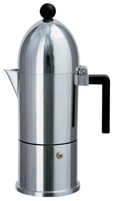 Moka Brewer 15 cl 22.4x8.6 cm, Aluminum Alessi