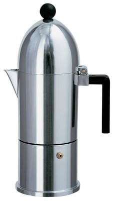 Moka Brewer 15 cl 22.4x8.6 cm - Aluminum - Alessi