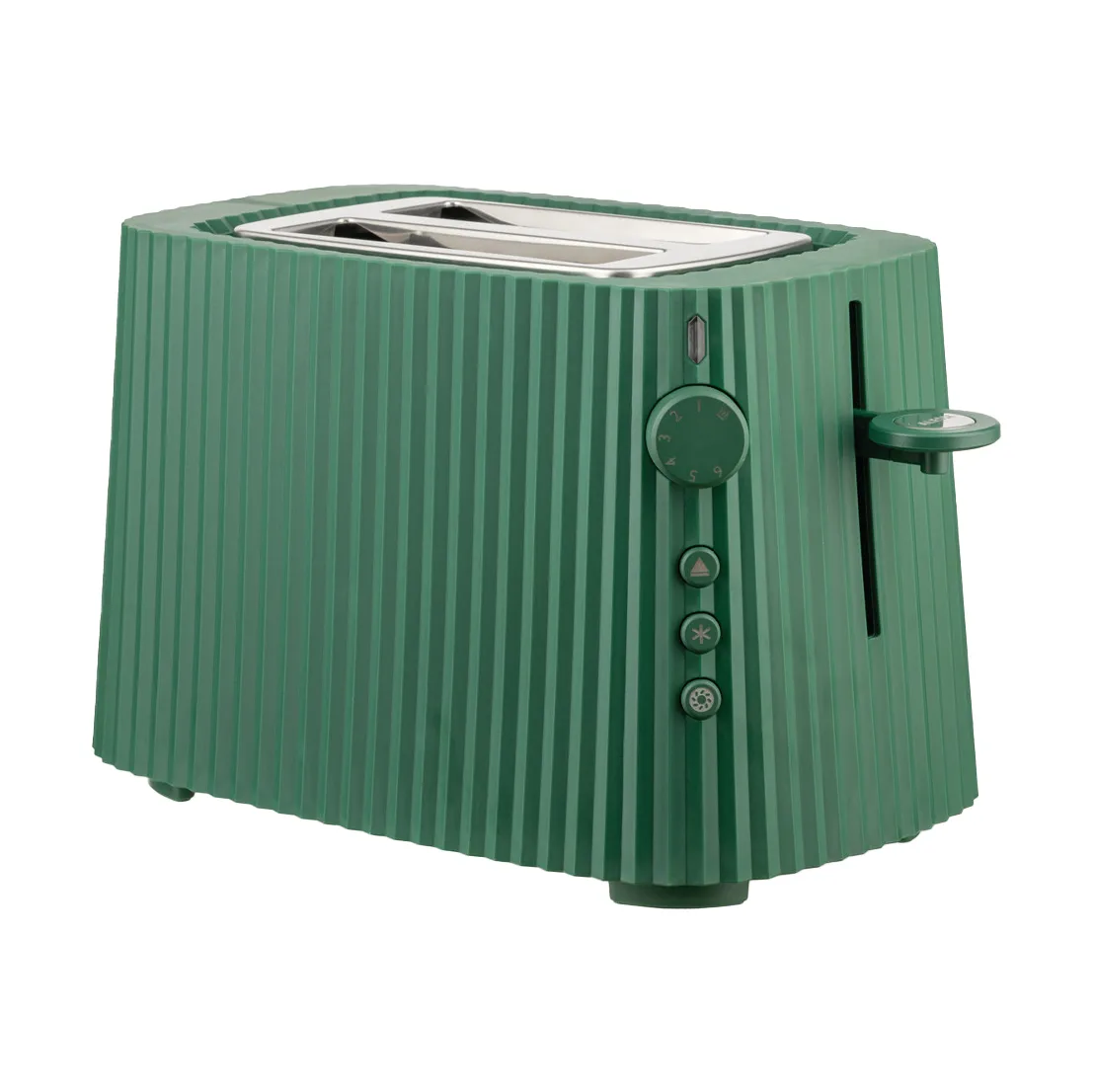 Pleated Toaster, Green Alessi