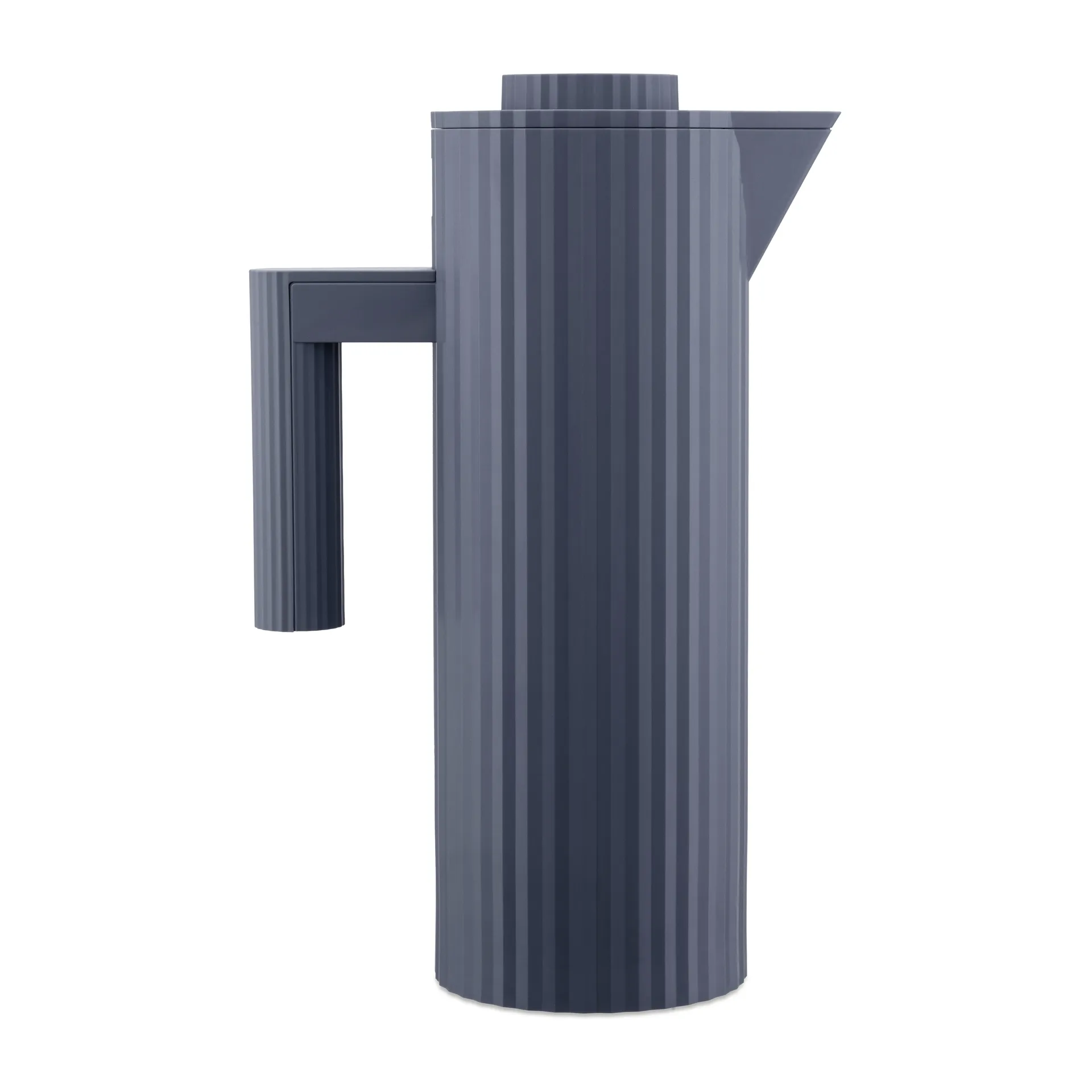 Plissé thermos jug 1 L, Grey Alessi
