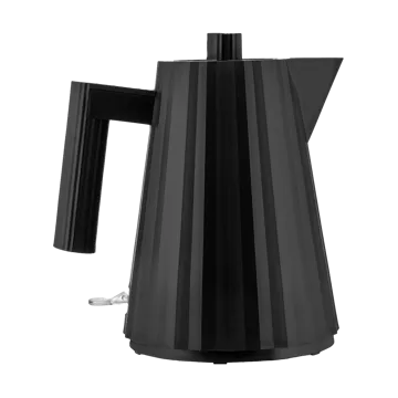 Plissé water kettle 1 l - Black - Alessi