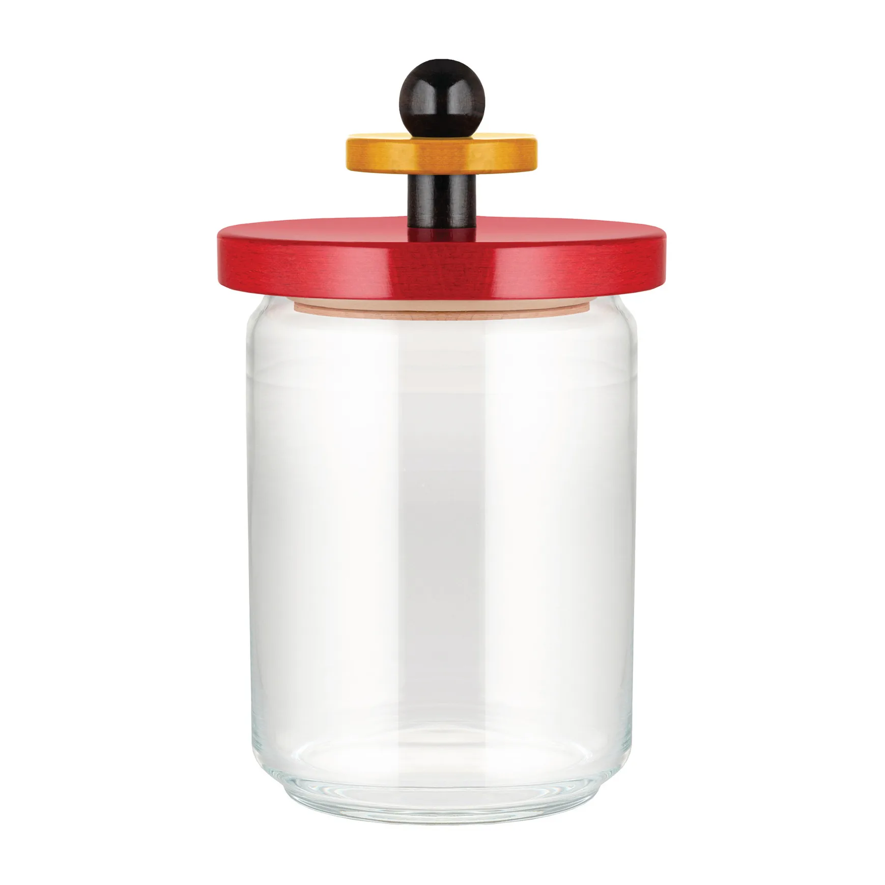 Twergi storage jar 1 L, Red Alessi