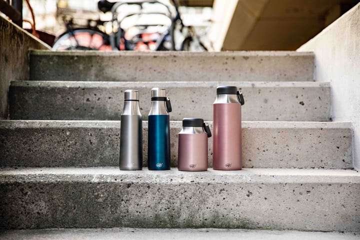 City waterbottle double walled 0.5 l, Blue satin Alfi