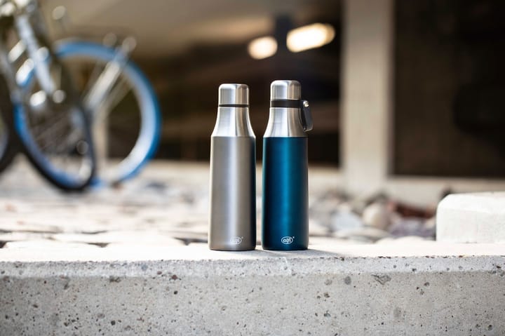 City waterbottle double walled 0.5 l, Blue satin Alfi